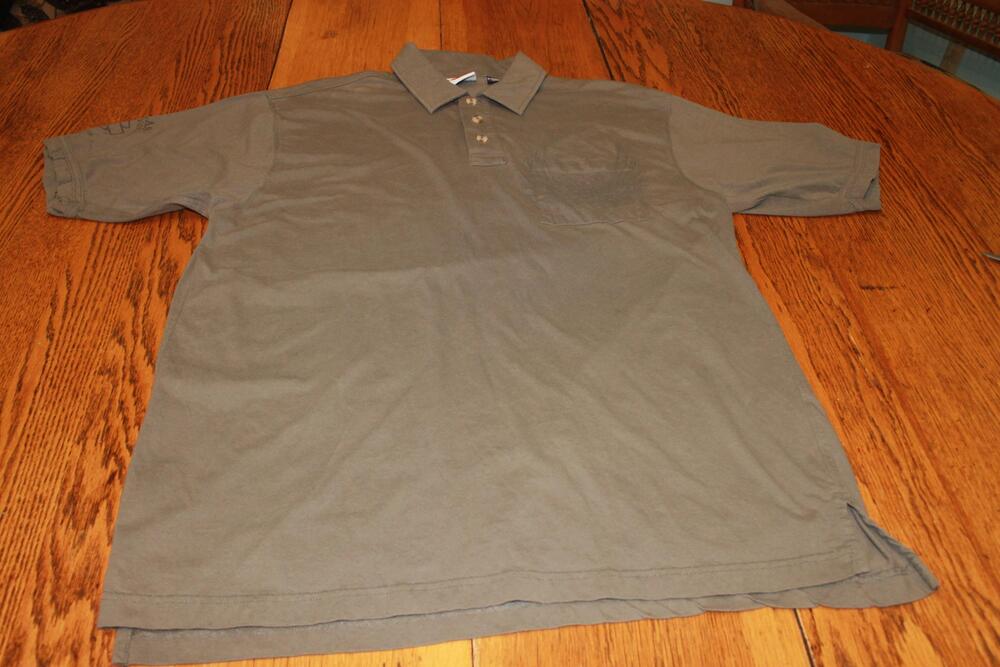 Harley Davidson Polo Shirt Mens XL Gray Dallas Texas Biker Motorcycle Wings Logo